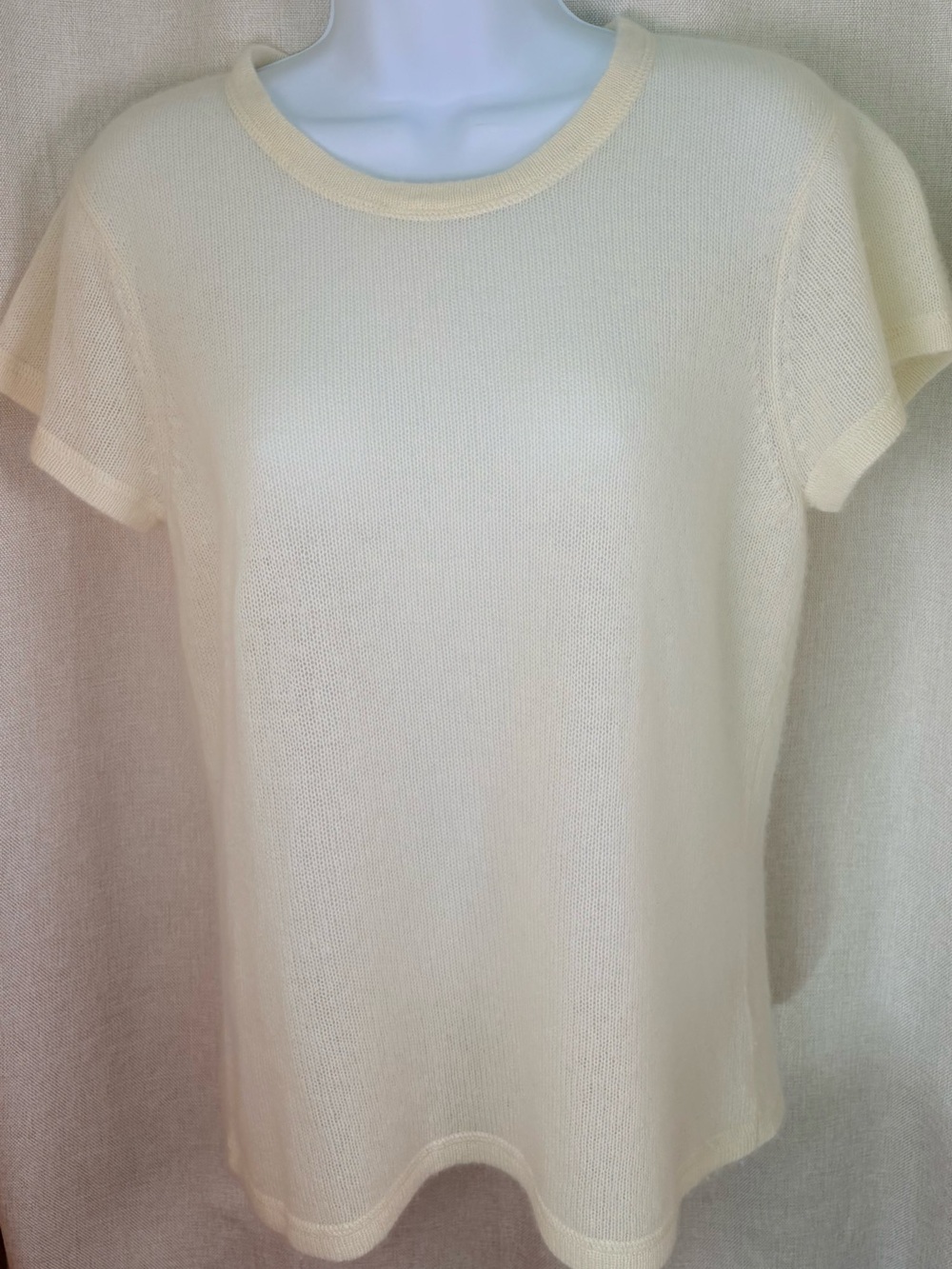 🤍 Polo Jeans Company 100% Cashmere Short Sleeve Sweater | XL